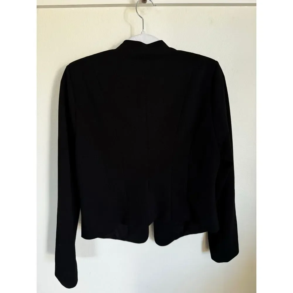 Iris Women’s Blazer Long‎ Sleeve Jacket Large Black Professional Work